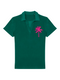 Badstof Shirt Palm Tree Neon Pink Velvet - Green | NOTE- Levertijd 5-6 werkdagen